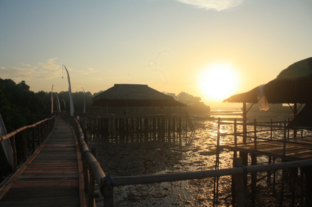 sunrise di Ekowisata WanaSari