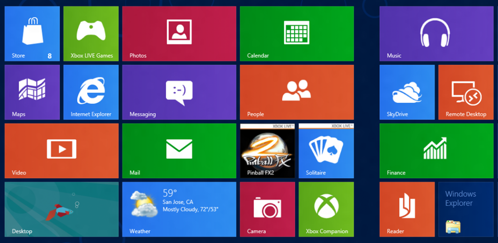 WIndows 8 services