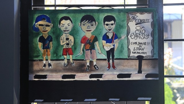 pameran seni lapas anak-lukisan band