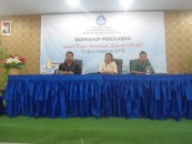 Tim SMK Kesehatan Panca Atma Jaya Klungkung Bali, sedang presentasi proposal pendokumentasian Nyepi Segara