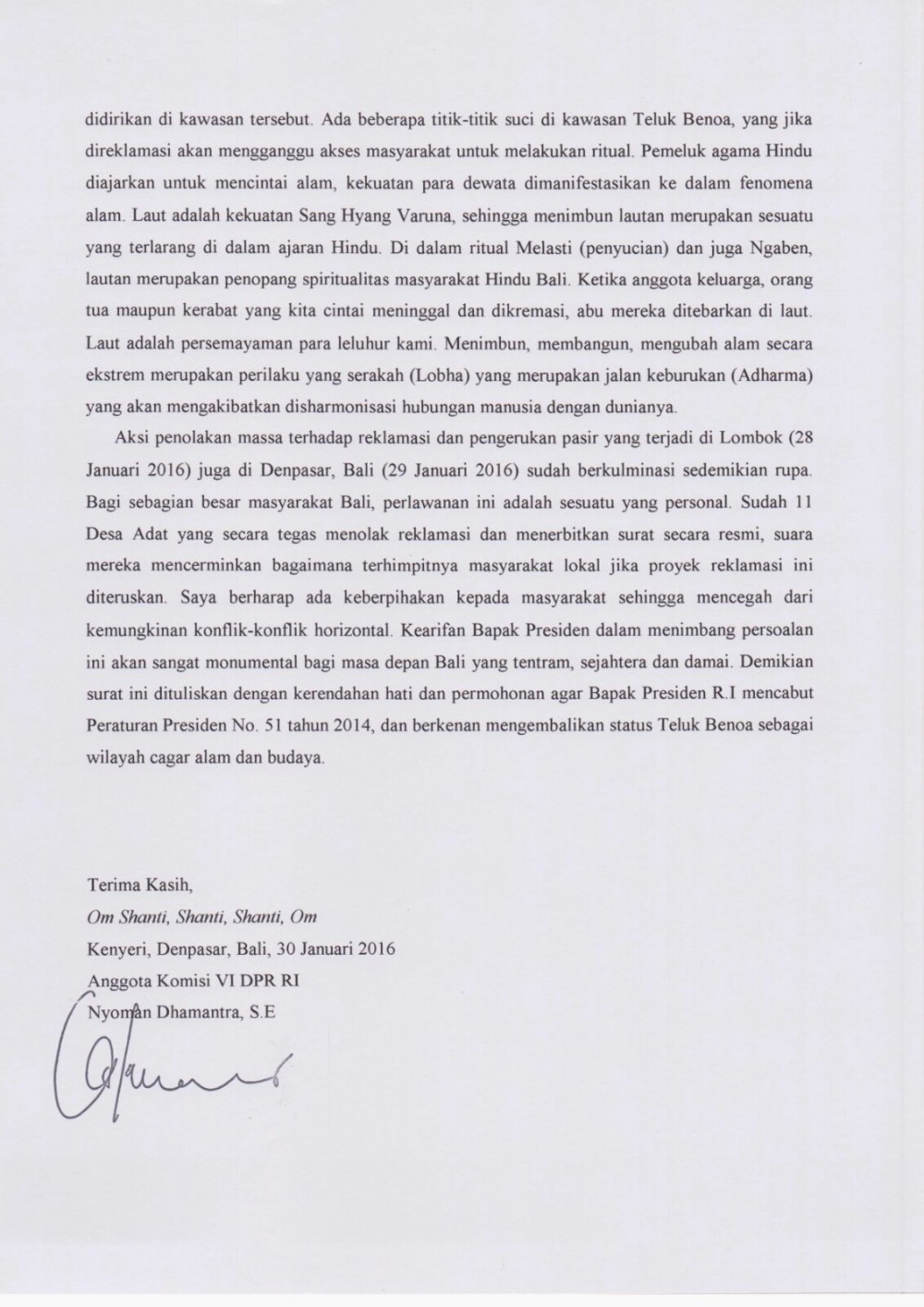 Surat Terbuka Dhamantra 03
